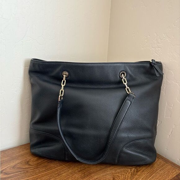 Tory Burch Leather Tote - Picture 3 of 8